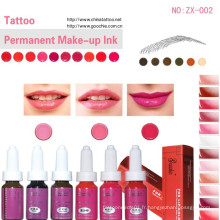 Tatouage professionnel et encre de micropigment de maquillage permanent (ZX-037)